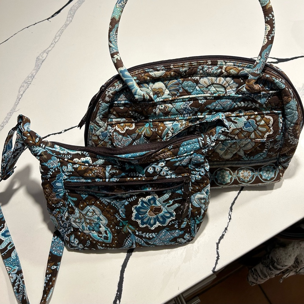 Vera Bradley bags with a matching pattern.